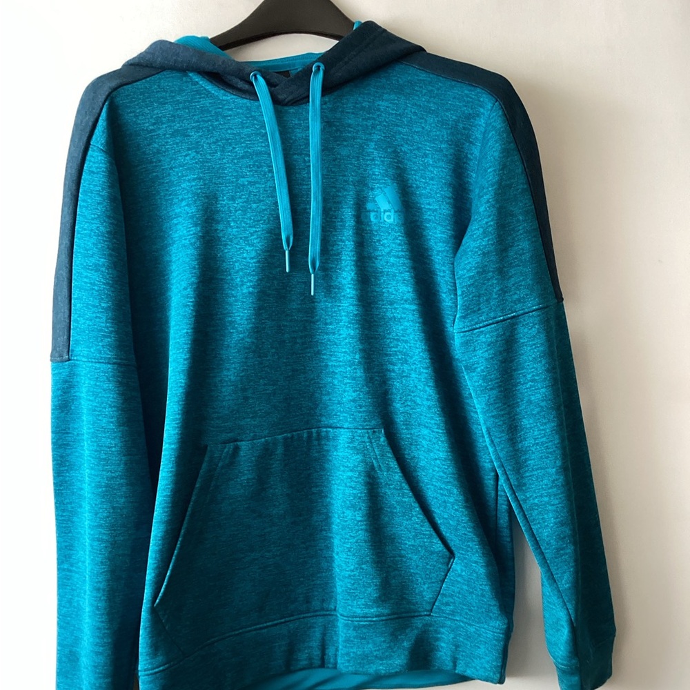 Adidas Teal and Navy Hoodie